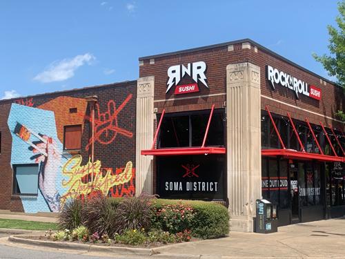 Sushi Franchise Restaurant Exterior